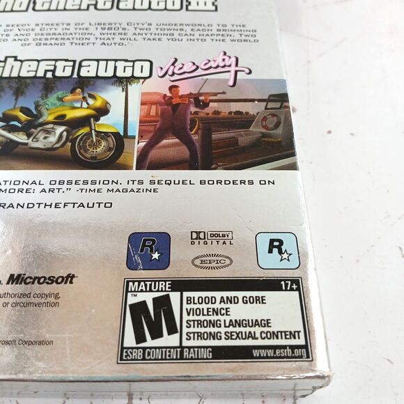 Lot of 2 Grand Theft Auto San Andreas / GTA III & Vice City The Xbox Collection - Picture 5 of 16